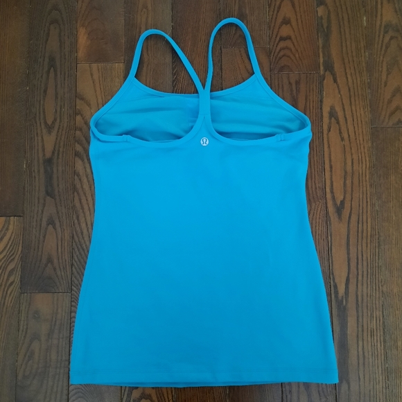 Lululemon Power Y Tank, Blue, Size 6 - Picture 3 of 7